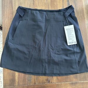 Lululemon HR Golf Skirt, Black, Size 10, Multi-Pockets, NWT
